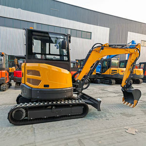 Mini excavatrice nouveau modèle avec la lame de bouteur pour niveler et remblayer - Product Image 1