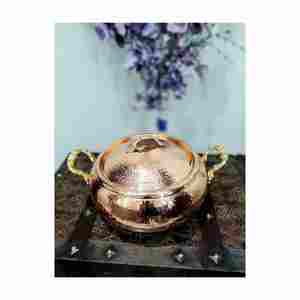 Forte demande Prix raisonnable Plat à riz de luxe écologique Pot de service en cuivre Couleur et logo personnalisés Ensemble de cuisine - Product Image 3