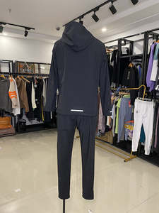 Conjunto de ropa deportiva personalizada cortavientos de alta calidad para hombre, ropa deportiva en blanco, chándales deportivos de nailon para correr - Product Image 4