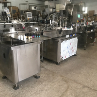 Ligne d'emballage 59 ML 100ML Bouteille Machine de remplissage, de bouchage et d'étiquetage automatique de liquides pour bouteilles