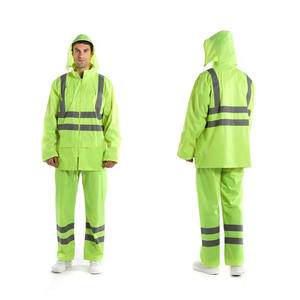 Dernière combinaison de pluie imperméable sur mesure avec tissu respirant et capuche réglable pour le travail en plein air et la protection sportive - Product Image 5