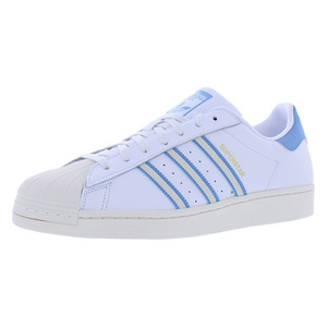 Adidas Superstar Scarpe Sportive di Lusso da Uomo Bianco Nuvola/Bianco Sporco/Azzurro Leggere con Fodera in Rete Tendenza Moda - Product Image 1
