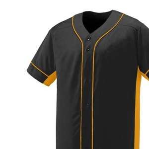 Camiseta de Béisbol Personalizada de Alta Calidad, Talla Grande, Transpirable, Ligera, Antibacteriana, de Secado Rápido, con Cuello en V, Impresión por Sublimación - Product Image 3