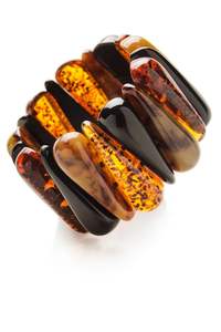 MOTIFS Bijoux Résine Acrylique Bracelet Bracelet Exagéré Éblouissant Multicolore Large Irrégulier Carré Acrylique Bracelets Pour - Product Image 5