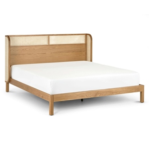 Cadre de lit en teck massif, durable, écologique, moderne et minimaliste, couleur naturelle, pour chambre à coucher, modèle 210105 - Product Image 5