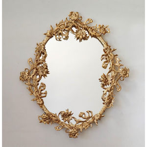 Miroir décoratif rond mural en laiton brossé sur mesure pour salle de bain d'hôtel et décoration intérieure - Product Image 2