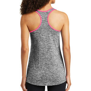 Camiseta sin mangas para mujer Heather Moisture Wicking - Product Image 2