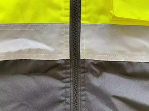 Chaquetas DE TRABAJO reflectantes de alta visibilidad Ropa de trabajo de seguridad Servicio OEM Cómoda Venta caliente Chaqueta protectora duradera para exteriores - Product Image 5