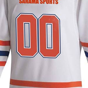 Nouveaux maillots de hockey brodés en sergé personnalisés OEM maillot de hockey sur glace à sublimation d'équipe - Product Image 4