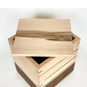 Vente en gros Belle urne carrée en bois faite à la main du Vietnam Vente en gros Urne funéraire de crémation pour animal de compagnie - Product Image 5