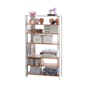 6 Tier Moveable Entryway Wooden Shoes <b>Rack</b> Shelf Shoe <b>Boot</b> Organizer <b>Rack</b> - Product Image 1