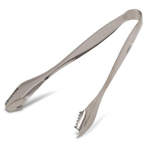 Pinces en acier inoxydable pour griller et cuisiner Pinces en métal faciles à nettoyer avec logo personnalisé - Product Image 4