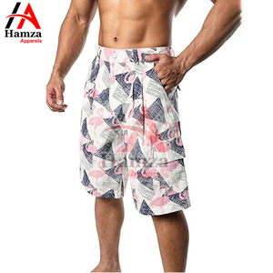 Pantalones cortos informales de algodón y poliéster para hombre, pantalones cortos de playa de secado rápido, transpirables, personalizables - Product Image 5