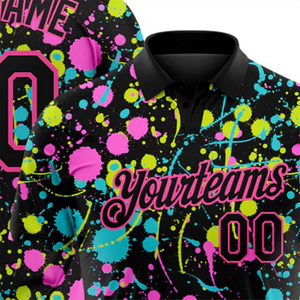 Design personnalisable Motif solide Sublimation élégante et confortable pour polos pour équipes sportives et usage décontracté - Product Image 6