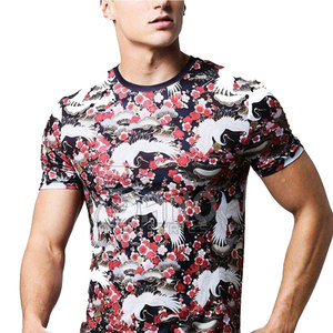 Camisetas de Sublimación de Alta Calidad para Uso Casual, Tejido de Algodón/Fibra de Bambú, Disponibles en Todas las Tallas para Hombre - Product Image 2