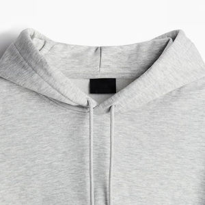 Top tendance meilleure qualité pulls à capuche pour hommes 100% coton léger couleur unie respirant confortable sweat à capuche blanc à vendre - Product Image 6