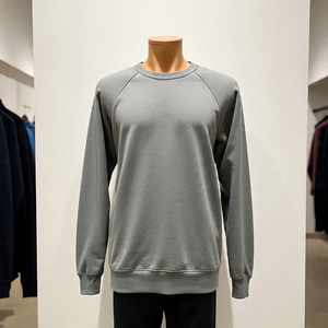 เสื้อสเวตเตอร์ถักผ้าโพลีเอสเตอร์ผสมเสื้อสเวตเตอร์เปล่าสำหรับผู้ชายสามารถซักได้ปรับแต่งโลโก้ได้ตามต้องการสำหรับฤดูใบไม้ร่วง - Product Image 6