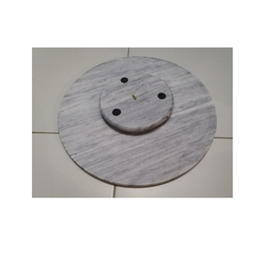 Plateau tournant en marbre Lazy Susan, base en marbre internationale, plateau tournant de cuisine Lazy Susan de 18 pouces, utilisation dans les restaurants - Product Image 2