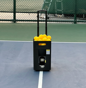 Máquina Lanzapelotas de Tenis Profesional Industrial Portátil OEM con Control Remoto para Entrenamiento en Interiores/Exteriores, Incluye 50 Pelotas de Plástico y Acero - Product Image 3