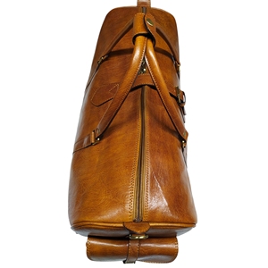 Handmade Moroccan Genuine Leather <b>Duffel</b> <b>Bag</b>-Vintage Weekender Travel <b>Bag</b> with Zipper Closure Large Capacity for Men & Women - Product Image 4