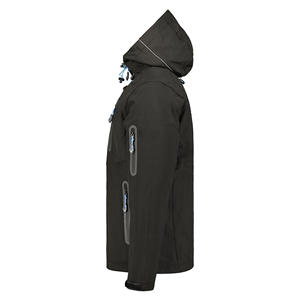 Veste Softshell à capuche ajustable et élégante de qualité supérieure avec fermeture éclair Vêtements de sport exclusifs Tissu coupe-vent confortable Vêtements d'hiver Veste pour hommes - Product Image 4