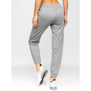 Pantalon de jogging à cloche pour femmes à la mode haut de gamme personnalisé pantalon de survêtement en toile à taille moyenne fermeture élastique pour l'hiver Street-Wear - Product Image 6