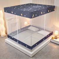 Moustiquaire de lit portable et pliable, tente de couchage intérieure, auvent anti-insectes pop-up pour usage domestique