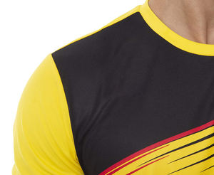 Camisetas de sublimación de diseño personalizado hechas de poliéster suave 100% Ajuste de secado rápido e impresión OEM para ropa deportiva - Product Image 2