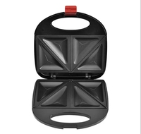 Nouveau Sandwich Maker antiadhésif ustensiles de cuisson gâteau populaire conception spéciale Portable Mini antiadhésif 4 tranches gril Sandwich Maker grille-pain