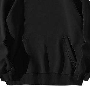 เสื้อสเวตเตอร์สวมหัวทรงโอเวอร์ไซส์สำหรับผู้หญิงผ้าดีสไตล์สตรีทแวร์ลำลองสำหรับฤดูหนาวสีพื้น - Product Image 4