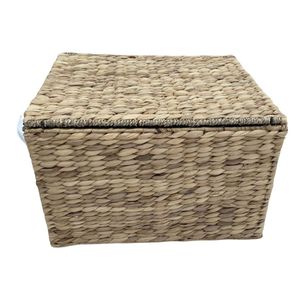 Panier en jacinthe d'eau écologique personnalisé de bonne qualité naturel tissé au Vietnam pièces et accessoires de sac de Offre Spéciale - Product Image 3