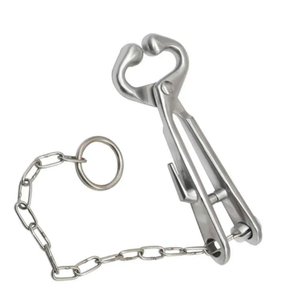 Soporte de toro reutilizable resistente de la mejor calidad con equipo de instrumento quirúrgico veterinario de cadena - Product Image 1