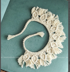 Boho Curtain <b>Tie</b> <b>Backs</b>, Macrame Curtain Tiebacks, Farmhouse Decor Rope..Window Decor - Product Image 1