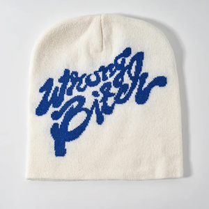 100% acrílico invierno calidez carta patrón sombrero de punto Super alta calidad Casual versátil para hombres y mujeres - Product Image 2