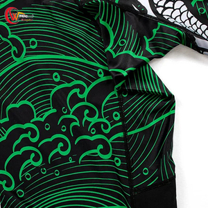 Servicio OEM Calidad superior Color sólido MMA Rash Guards Estilo único Uso al aire libre Rash Guards - Product Image 3