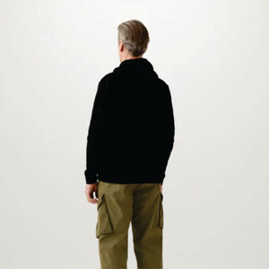 Sudadera con capucha cómoda con cremallera completa para hombre, suave y elegante, para ropa informal, deportes, días relajados, hecho de invierno, poliéster/algodón, teñido liso - Product Image 4