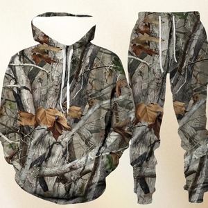 Sudadera con Capucha Casual con Estampado 3D de Animales de Caza, Ropa Deportiva Unisex, Conjunto Deportivo de 2 Piezas para Hombre y Mujer, Ropa de Invierno - Product Image 4