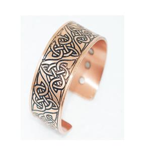 สร้อยข้อมือทองแดงแม่เหล็กอินเดียประโยชน์โหราศาสตร์สำหรับสร้อยข้อมือทำด้วยมือของเธอทำจากทองแดงเครื่องประดับฤดูร้อน - Product Image 6