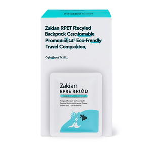Zaino Riciclato RPET Zakian, Gadget Promozionale Sostenibile, Compagno di Viaggio Ecologico - Product Image 2