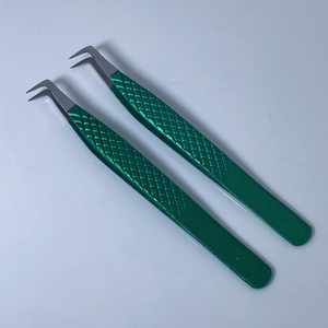 Herramienta de maquillaje Pinzas aplicadoras de pestañas con logotipo personalizado Pinzas para pestañas Pinzas de acero inoxidable de alta calidad de buena calidad - Product Image 6