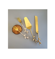 Ensemble en acier inoxydable et couteau à gâteau et serveur avec poli mat à vendre service à gâteau de haute qualité 2 Offre Spéciale de taille différente