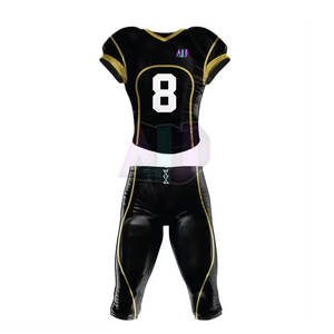 Uniforme de Fútbol Americano Corto, Tejido Transpirable de Alta Calidad para un Uso Duradero, Perfecto para Equipos, Entrenamientos Escolares - Product Image 1