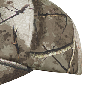 Silent fabric camouflage <b>cap</b> for hunting with secure closure lightweight and durable fit - Product Image 5