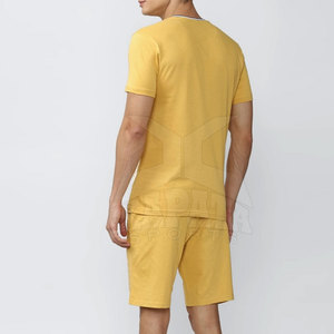 Ensemble de shorts d'été pour hommes de haute qualité, décontracté, respirant, en tissu polaire, coton/polyester, tricoté, personnalisable, vente en gros - Product Image 3