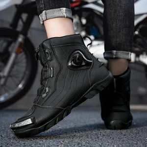 Botas de moto antideslizantes impermeables, equipo de protección para motociclistas resistente al desgaste, botas de Motocross para montar en invierno - Product Image 2