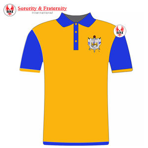 Camisetas deportivas de algodón bordadas Sigma Gamma Rho personalizadas, camisetas polo informales para mujeres de hermandades - Product Image 4