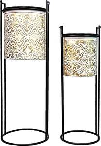 Jardinière de style luxueux avec support Look de luxe attrayant Le design urbain convient à tout bureau de salle à manger de décoration intérieure - Product Image 5