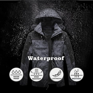 Chaqueta Transpirable para Hombre, Impermeable, para Exteriores, de Lona, Estilo Casual, Personalizable - Product Image 4
