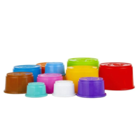 Kit d'art éducatif sur la théorie des couleurs pour enfants et tout-petits - Palette de couleurs en plastique circulaire de 14 pouces, jouets pour apprendre, jouer et stimuler la créativité
