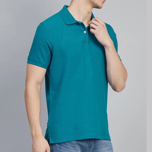 Polo de golf coupe ajustée à séchage rapide avec logo personnalisé pour hommes respirant en coton polyester décontracté à manches courtes par sublimation en gros - Product Image 3